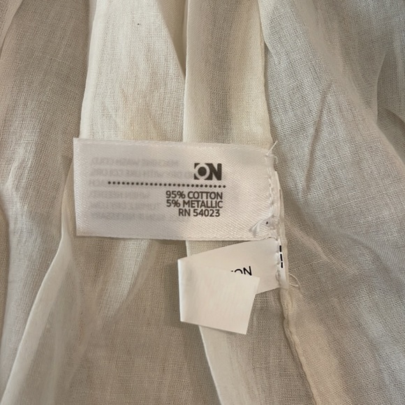 Girls Chiffon dress size L gold cream old navy - Picture 5 of 6